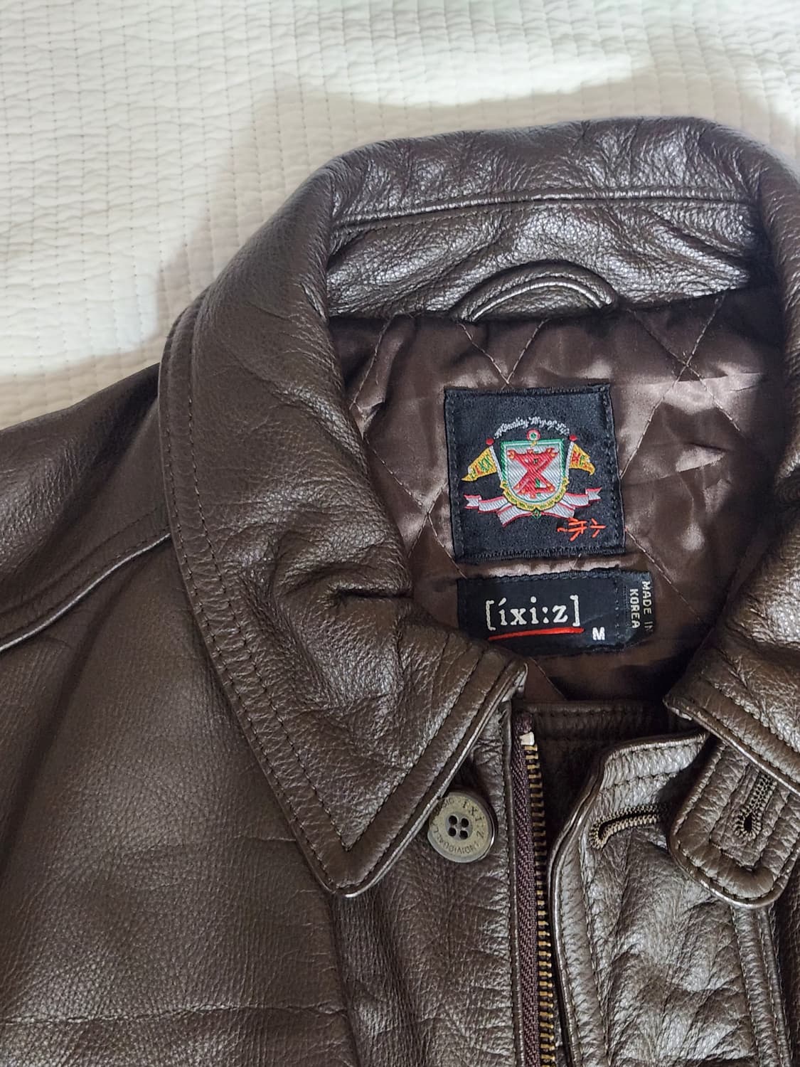 ixiz 리얼레더자켓 상품이미지4