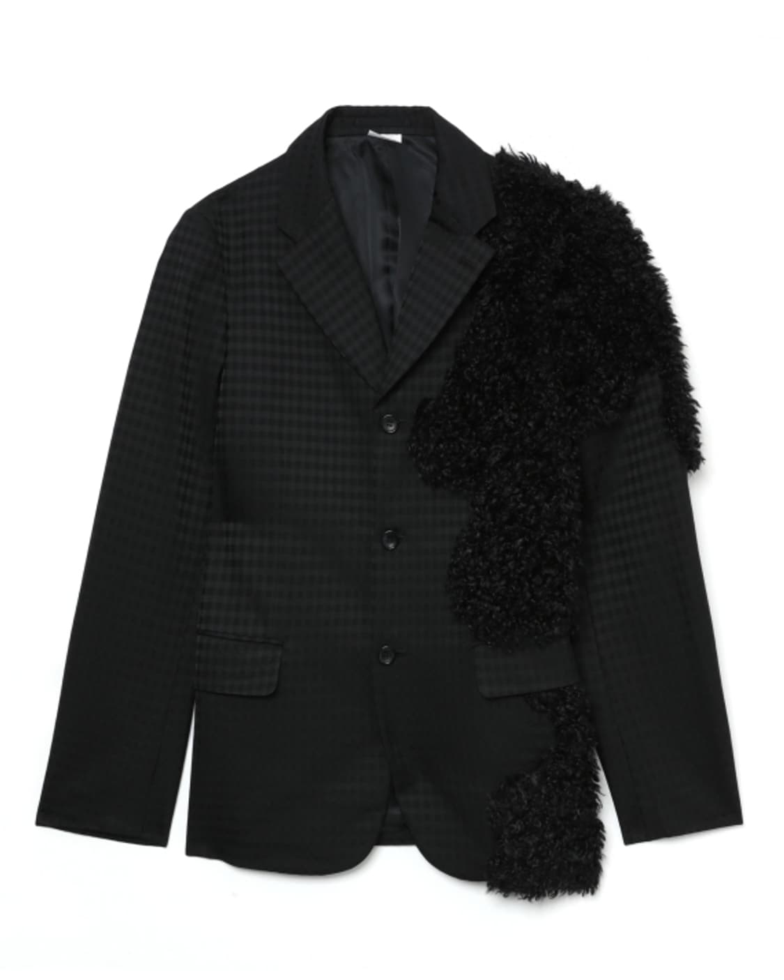 새상품 꼼데가르송 옴므플러스 숄더퍼 블레이져 S 상품이미지2