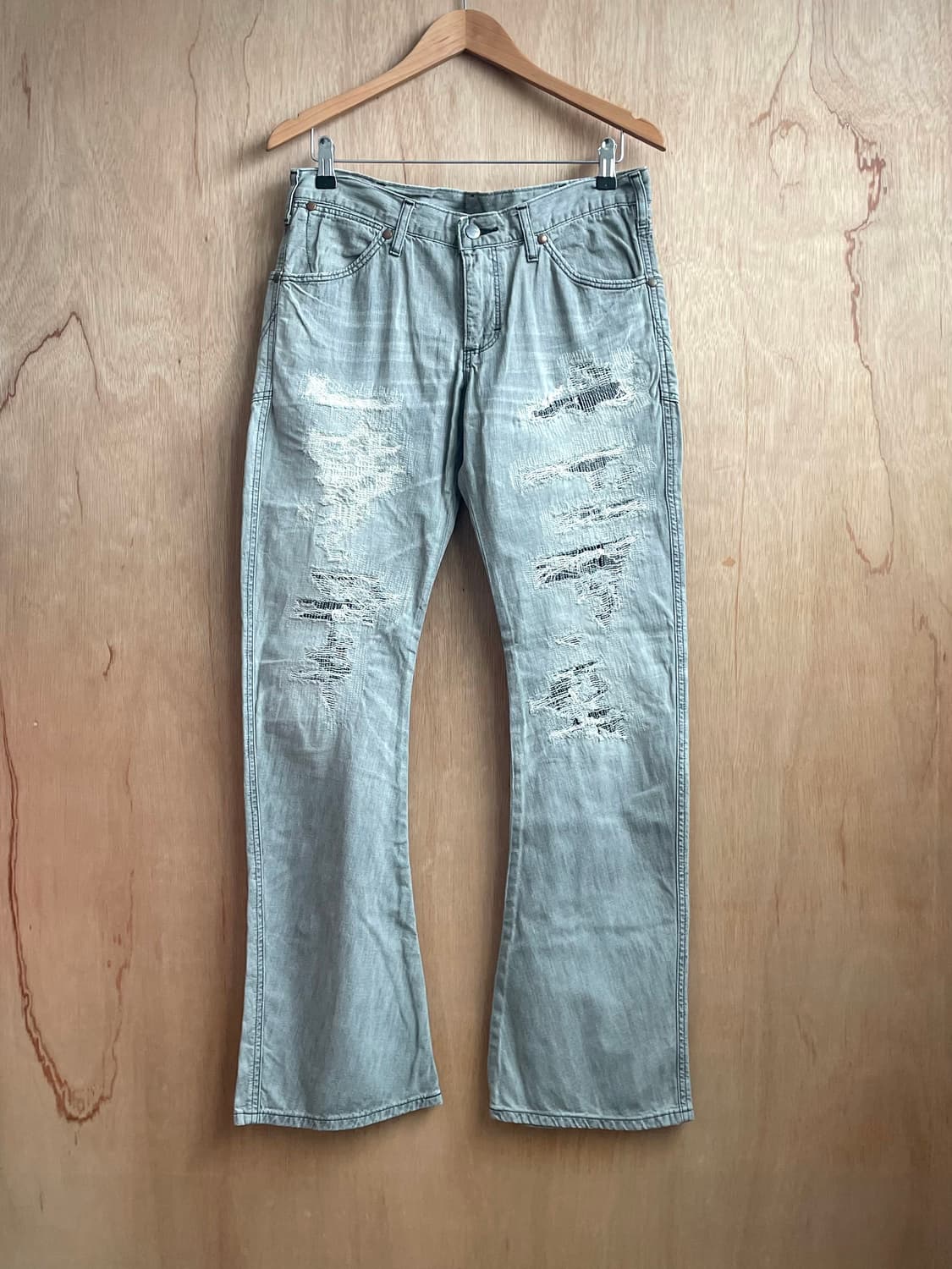 AKM X Wrangler 바나나 플레어 데님 팬츠 상품이미지3