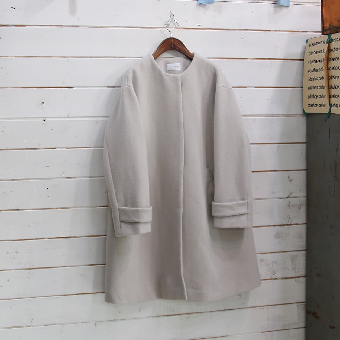 green label relaxing 라운드 코트 (여성용 40) 상품이미지2