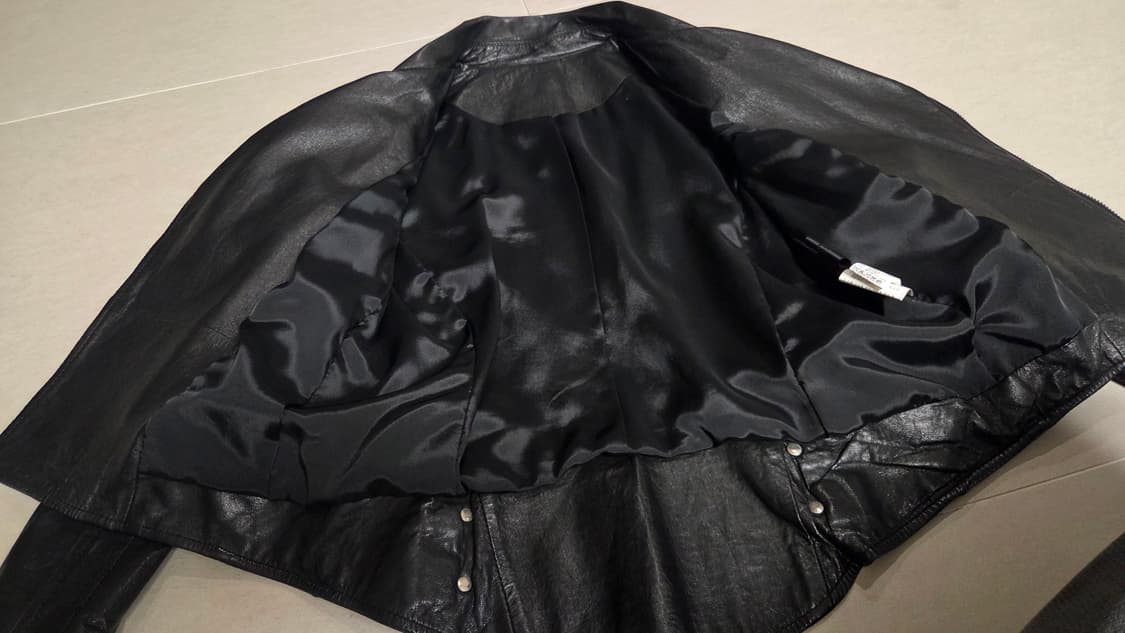 SYSTEM  시스템 천연 양가죽 라이더 가죽 자켓 상품이미지3