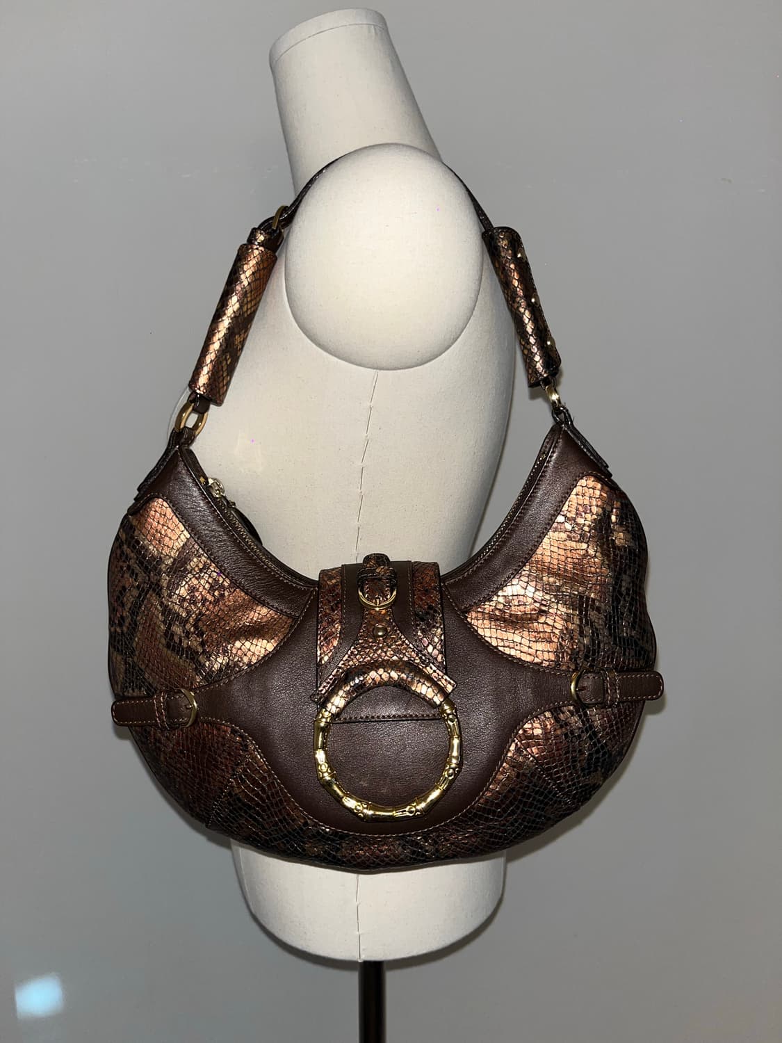 Japanese vintage leather shoulder bag 상품이미지2