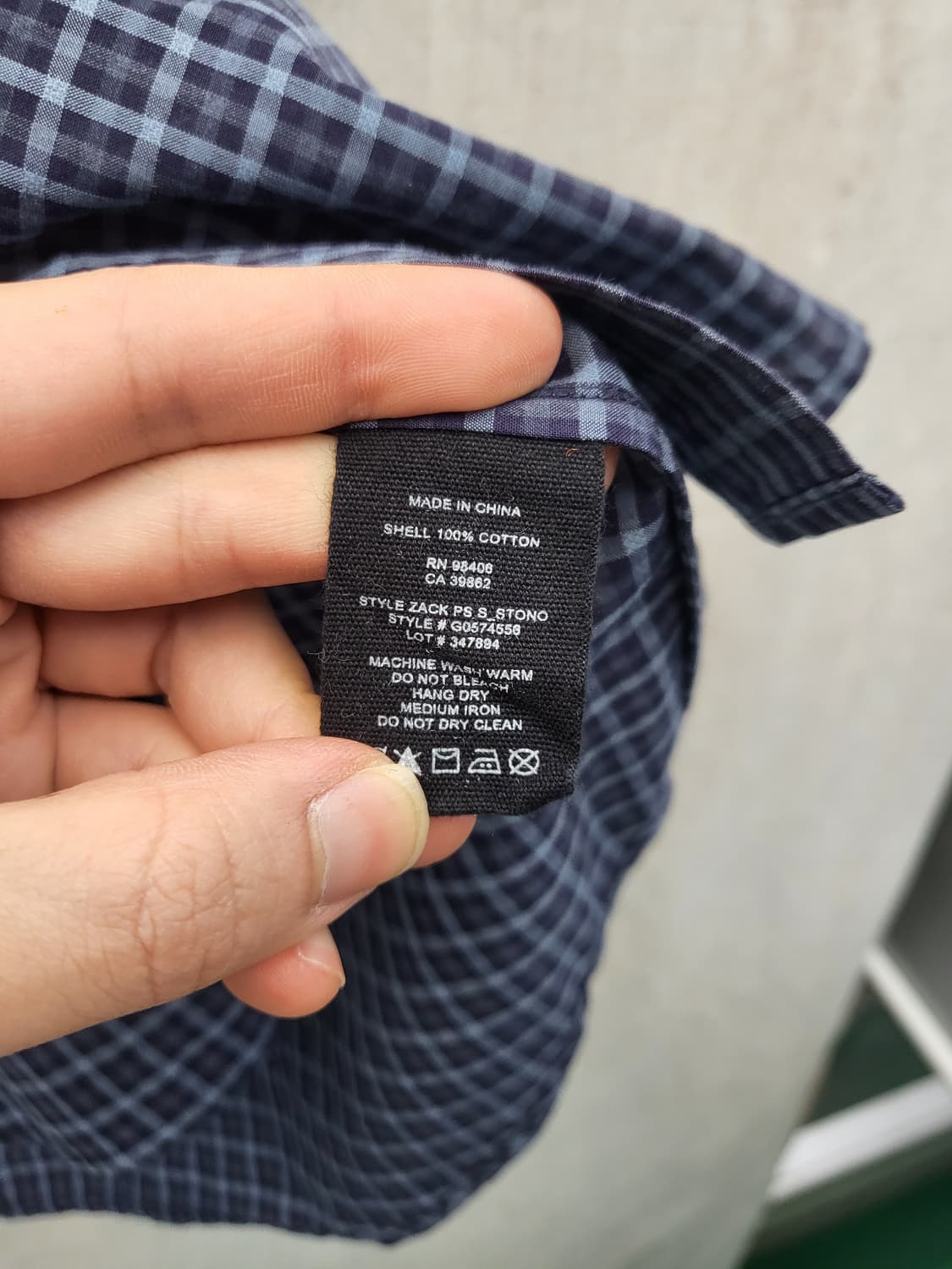 Theory 남성 체크 반팔 셔츠 상품이미지4