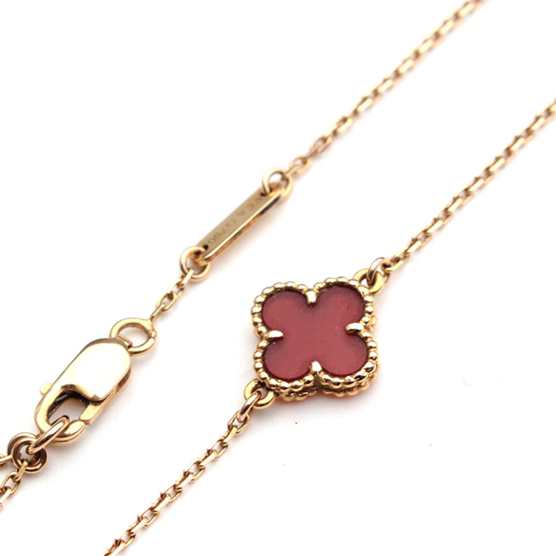 반클리프아펠 스위트 알함브라 18K 로즈골드 커넬리언 브레이슬릿 상품이미지3