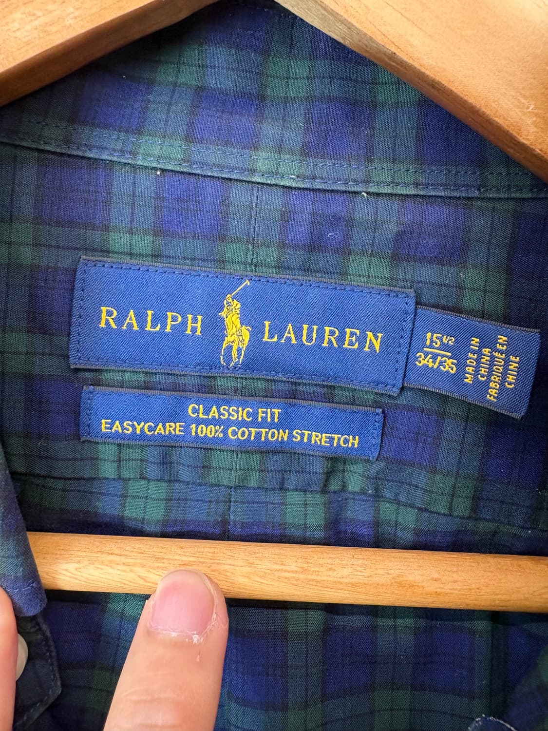 폴로랄프로렌 빈티지 체크 셔츠 상품이미지6