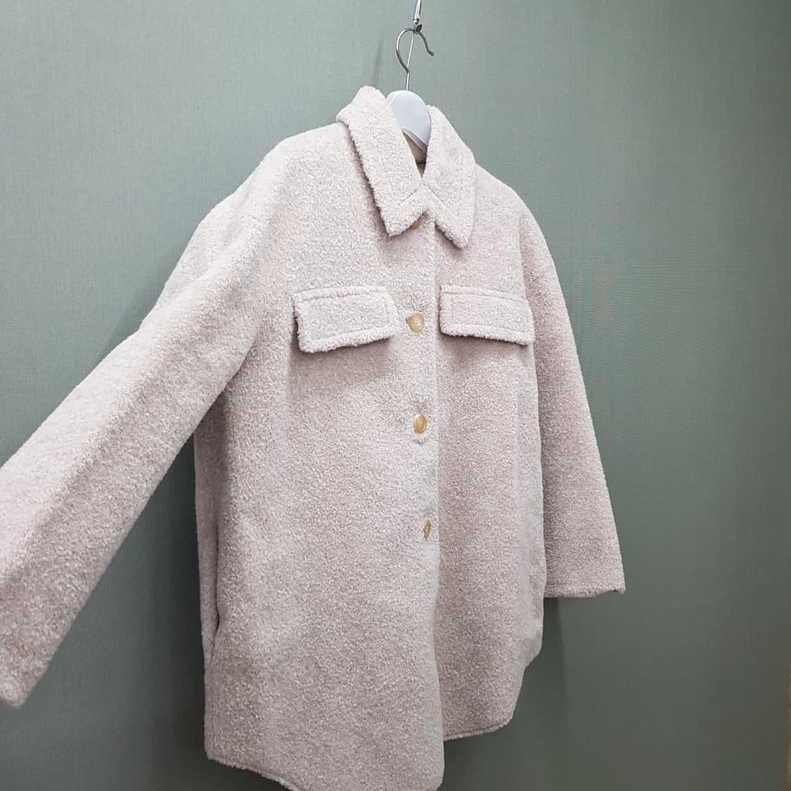 오르 orr  시어링 터치 울 사파리 자켓 xs사이즈 상품이미지5