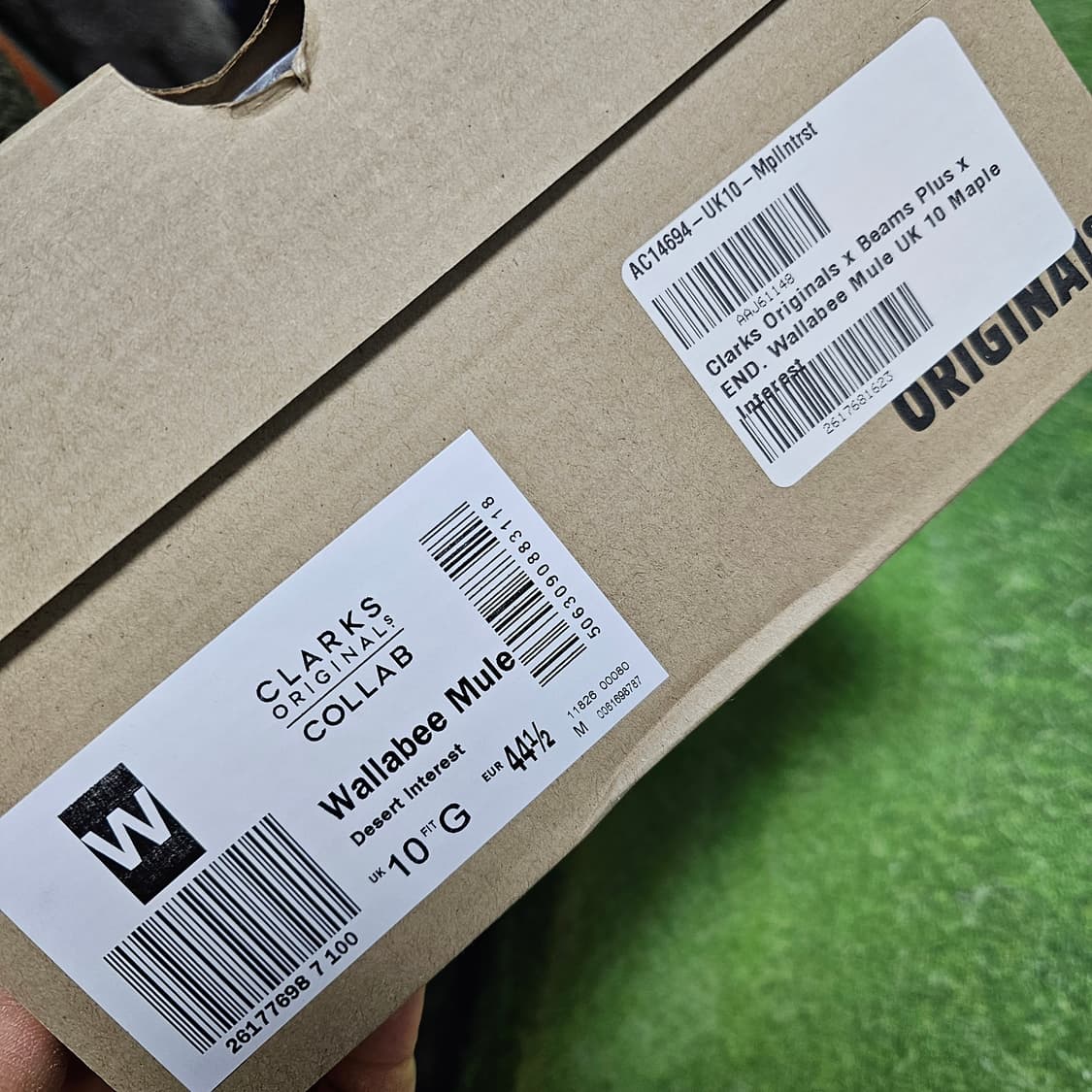 [285] 클락스 엔즈 빔즈 왈라비 뮬 UK10 상품이미지8