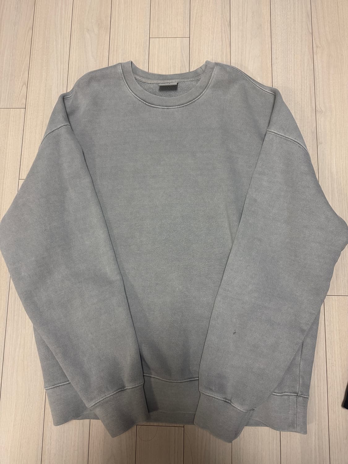 소버먼트 피그먼트 맨투맨 문 그레이 L 상품이미지4