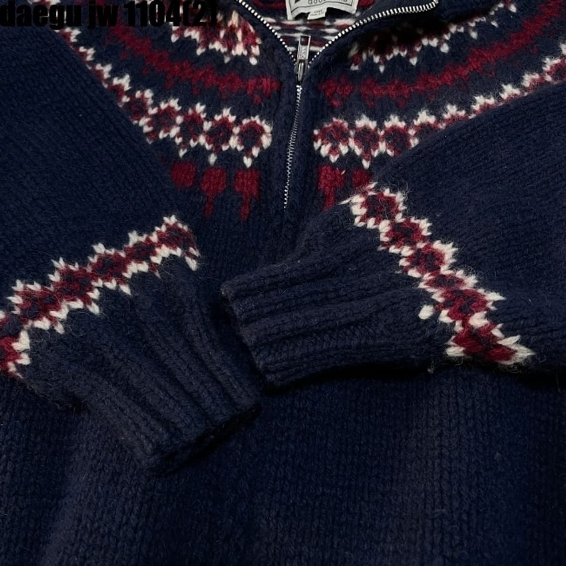 코위찬 니트집업 상품이미지4