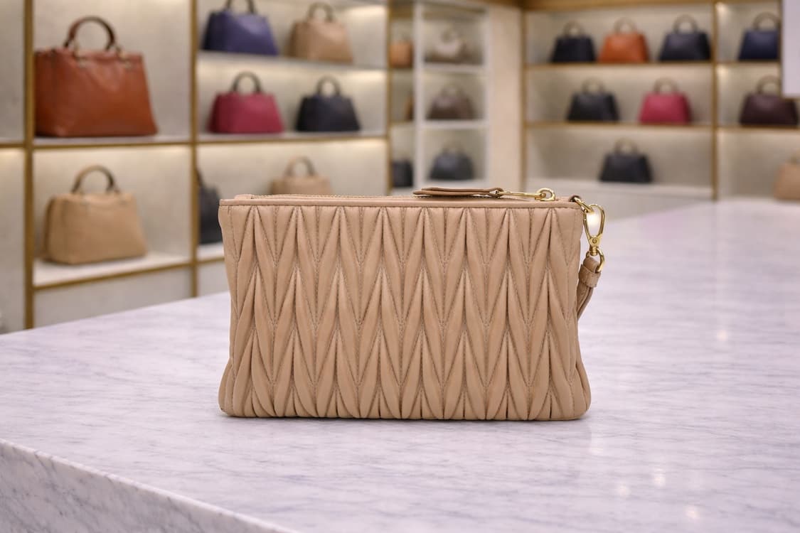 [A급] 미우미우 마테라쎄 나파 클러치 판매합니다!!! 상품이미지2