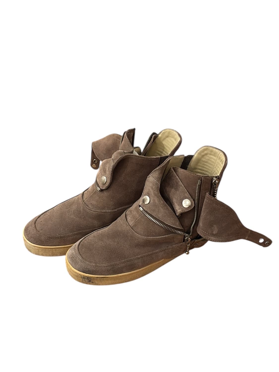Attachment/WhiteFlag Leather Biker Boots 상품이미지1