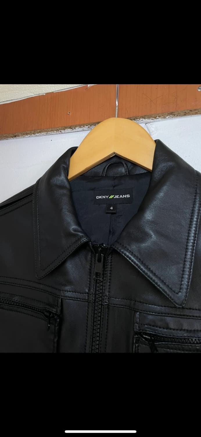 DKNY 양가죽 집업 코트 상품이미지4