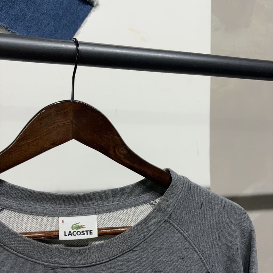 Lacoste Vintage 라코스테 빈티지 스웻셔츠 헤드그레이 맨투맨 상품이미지2