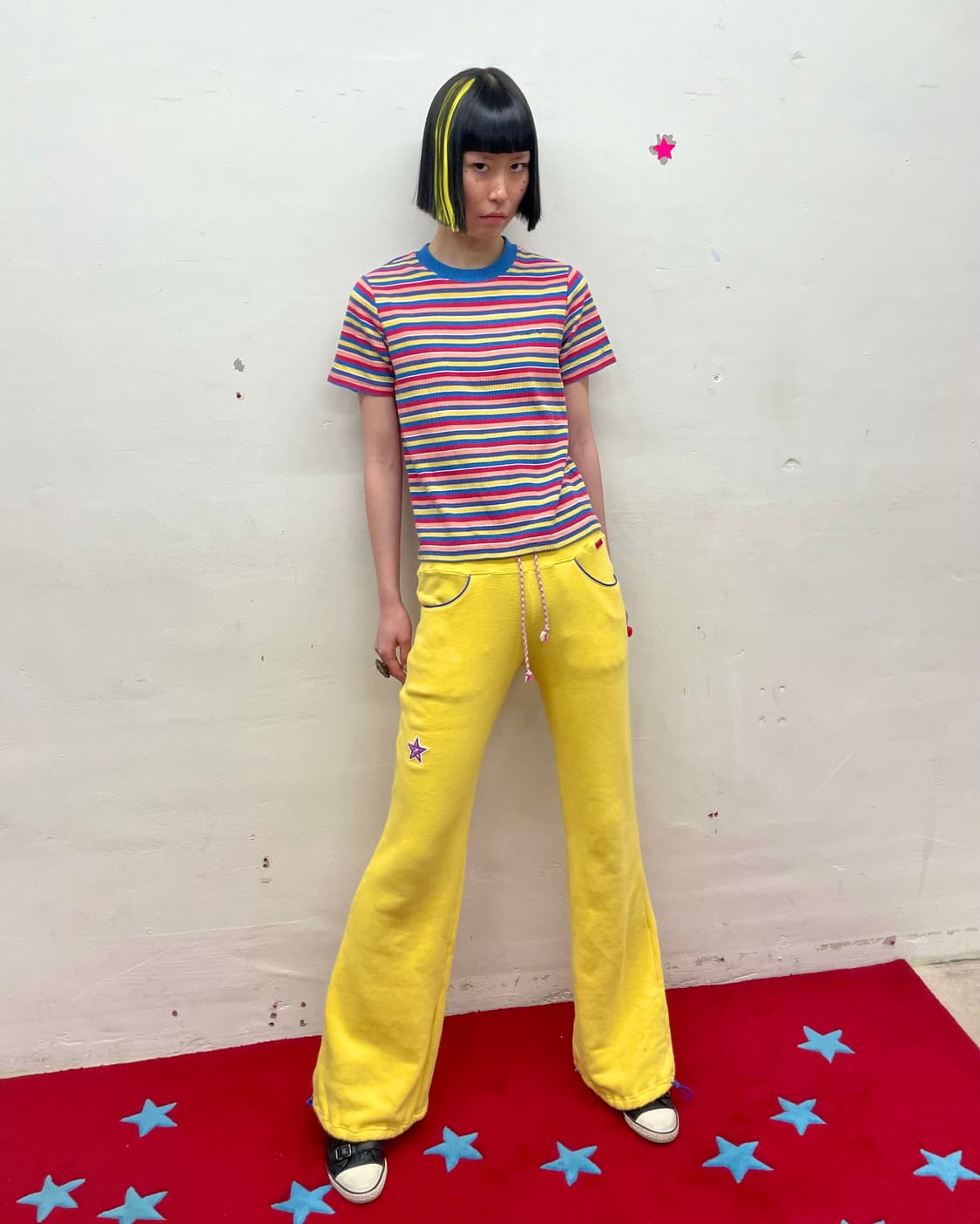 X Girl Rainbow Multi-T  상품이미지5