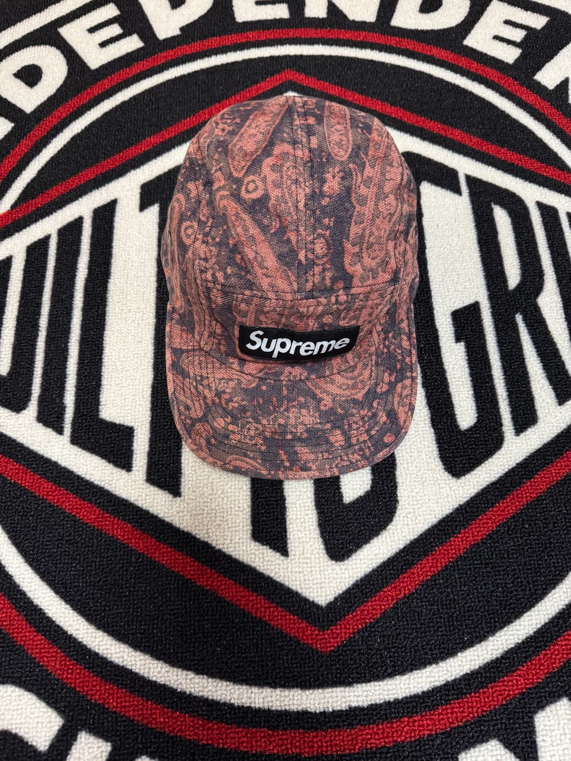 슈프림 리버티 페이즐리 캠프 캡 14SS 상품이미지1