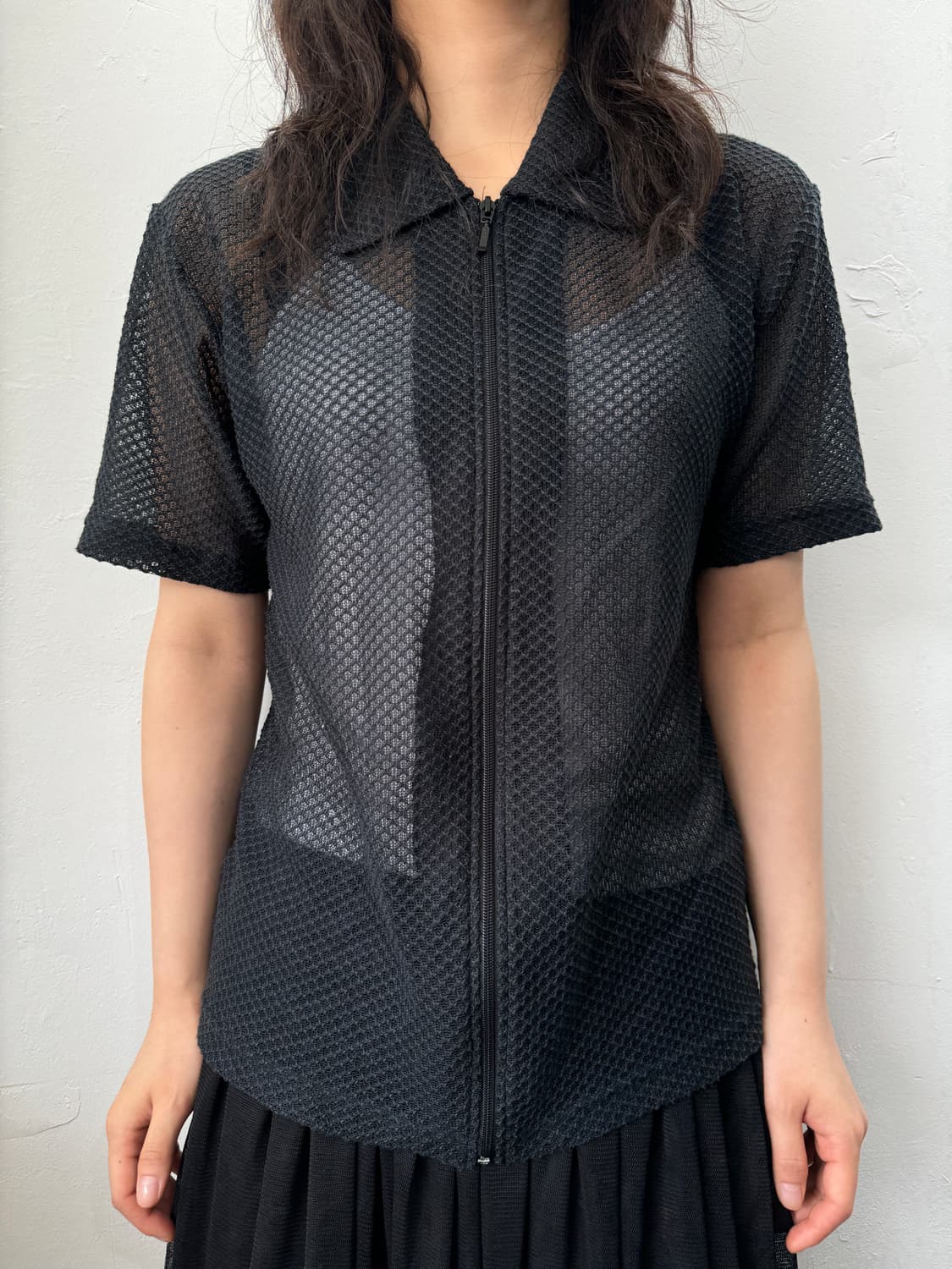 seethrough net zipup 상품이미지1