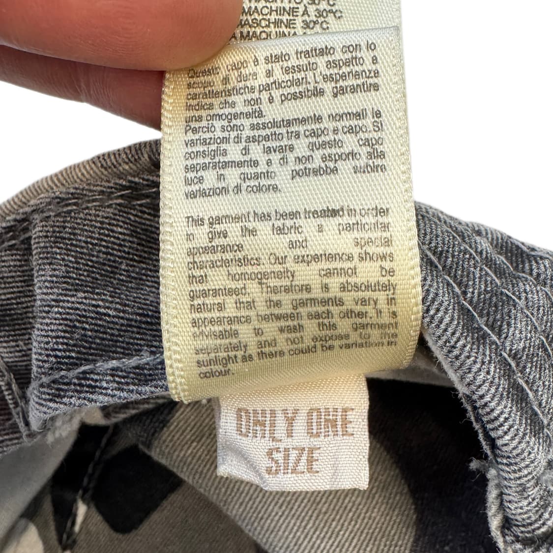 디젤 Y2K 헌팅 카모 볼캡 상품이미지5