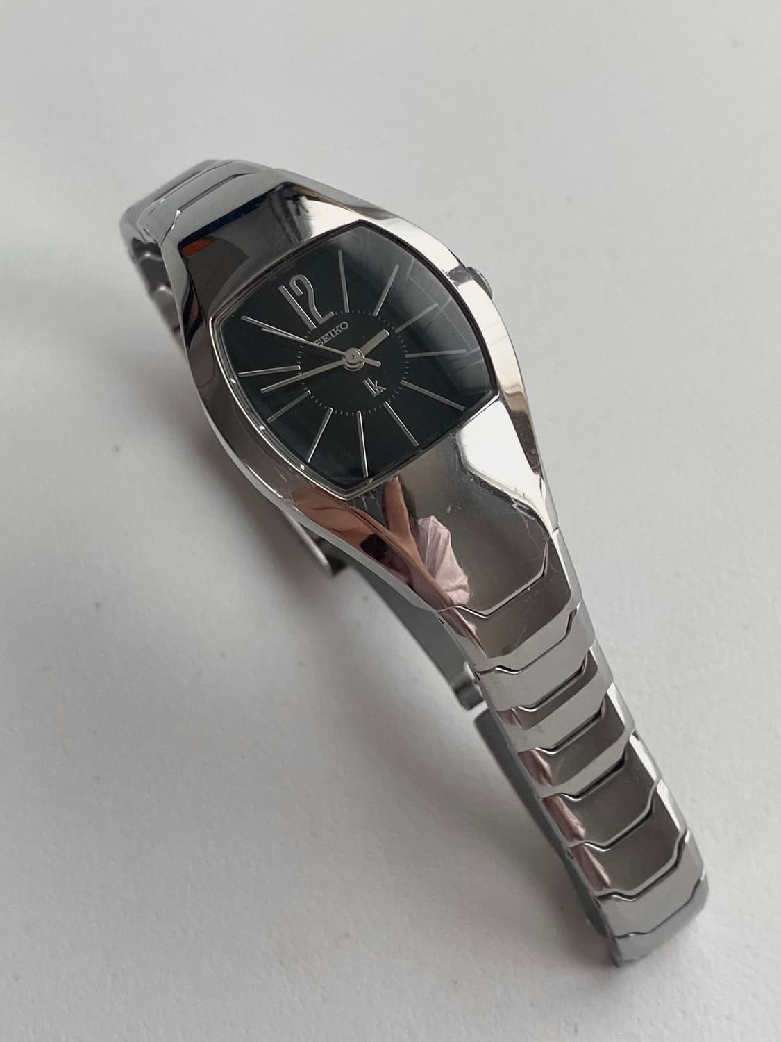 Seiko 세이코 쉘 실버 블랙 레이디스 상품이미지1