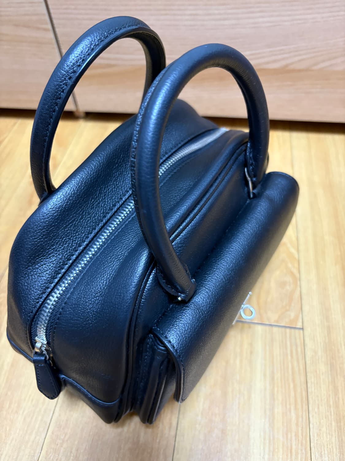 분크 하프문 포켓 토트 s BK 상품이미지7