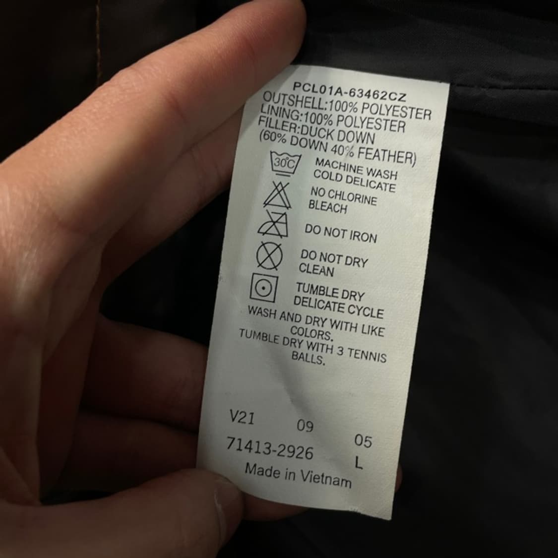 100 리바이스 오렌지탭 덕다운 패딩 상품이미지4