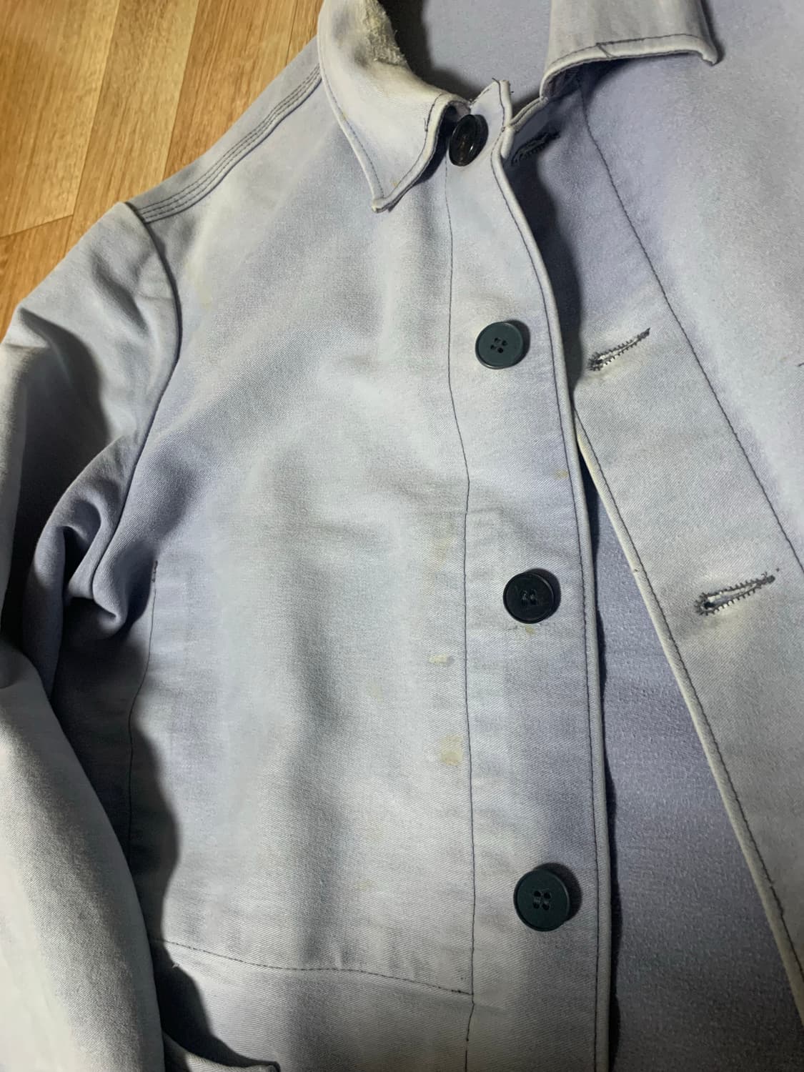 60~70s 몰스킨 프렌치워크자켓 하드페이딩 레어 상품이미지2