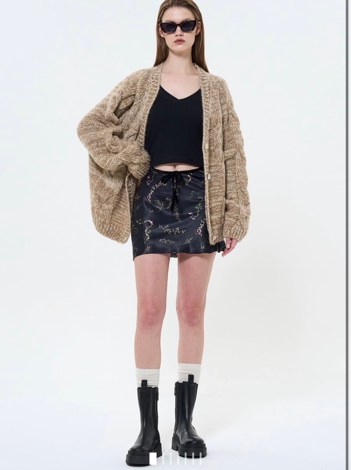 글로니 베키 가디건 오트밀 상품이미지3