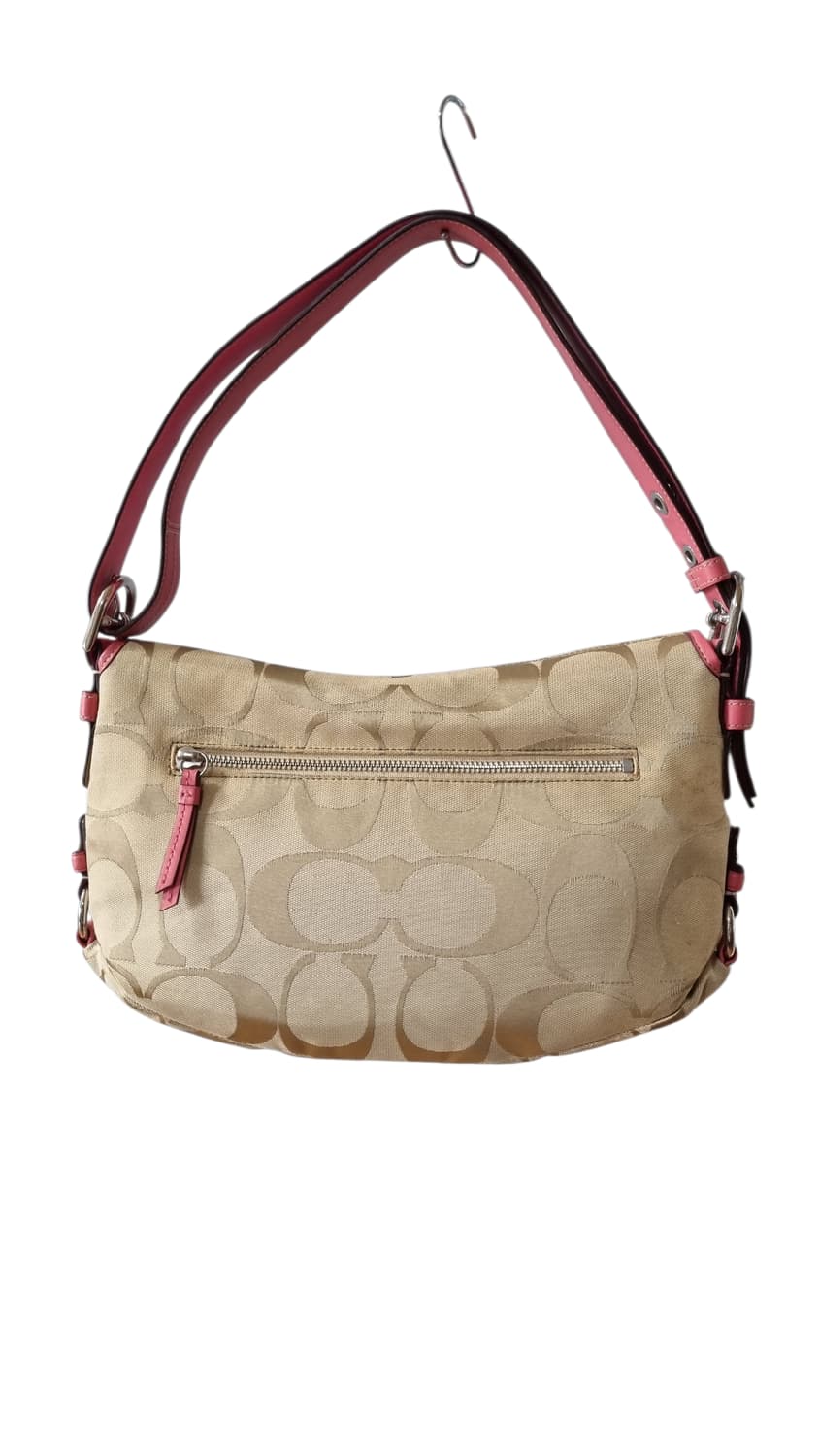 코치 시그니처 숄더백 베이지 핑크 히메 갸루 y2k 올드코치 빈티지코치 상품이미지2