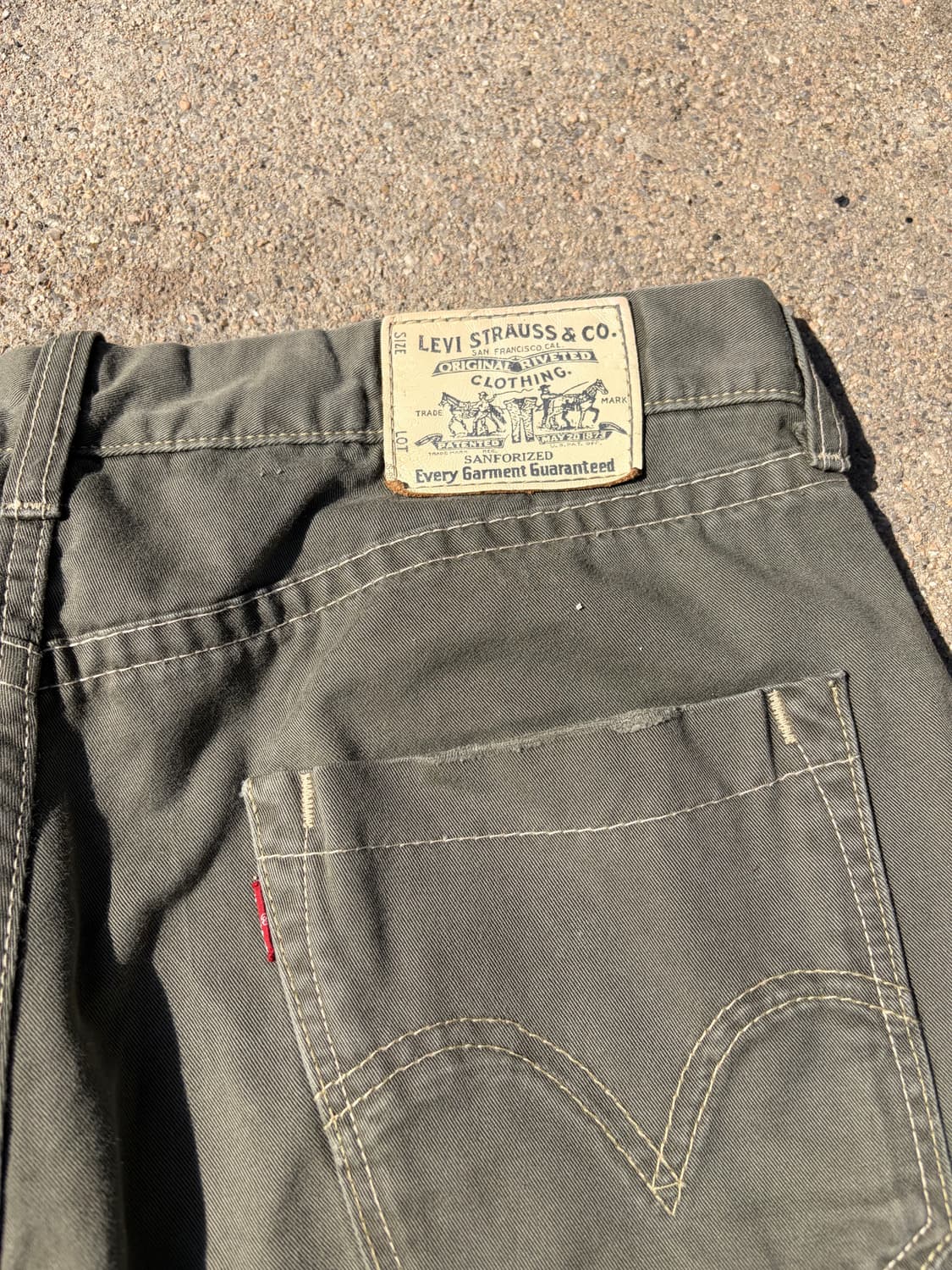 Levi’s 카키 카고 팬츠 34  상품이미지5