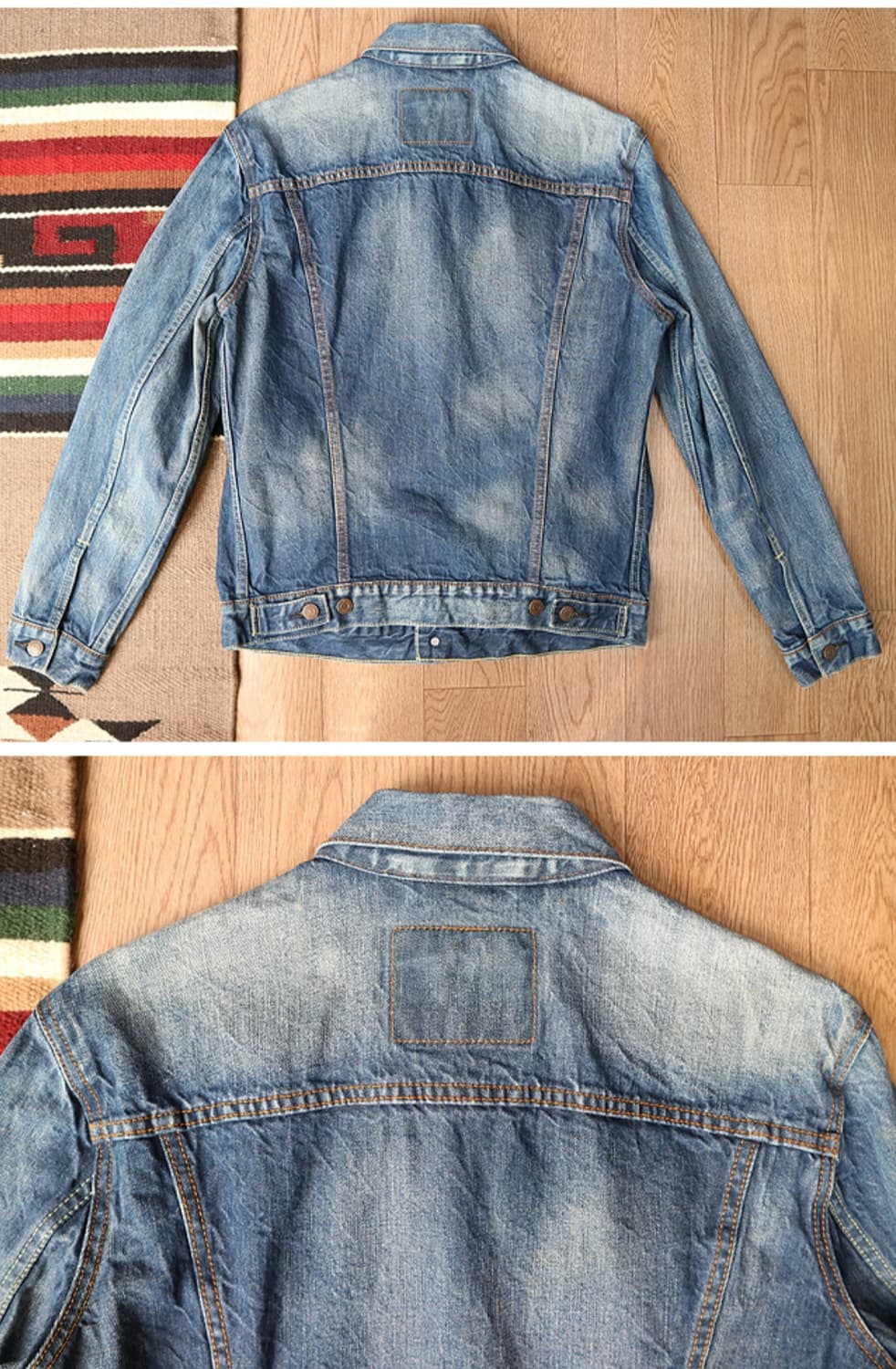 LEVIS 리바이스 워싱 가공 데님자켓 상품이미지5