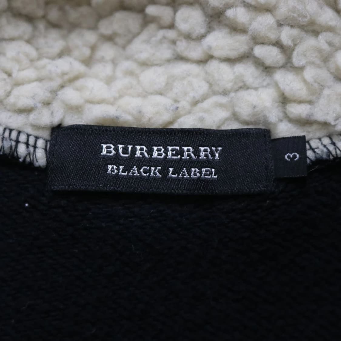 버버리 블랙라벨 뽀글이 후드 집업 60117 상품이미지7