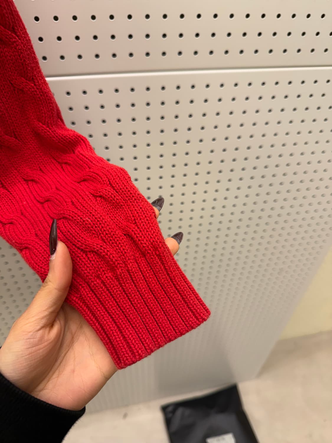 폴로랄프로렌 케이블 니트 스웨터 레드 U1552 상품이미지4