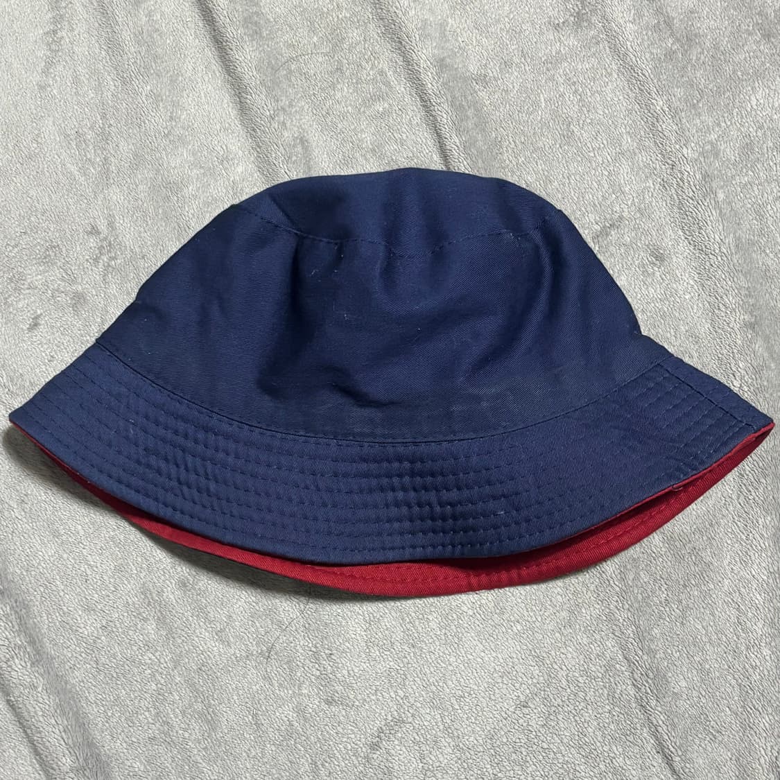 챔피온 리버시블 네이비 버건디 양면 버킷햇 벙거지모자 상품이미지3