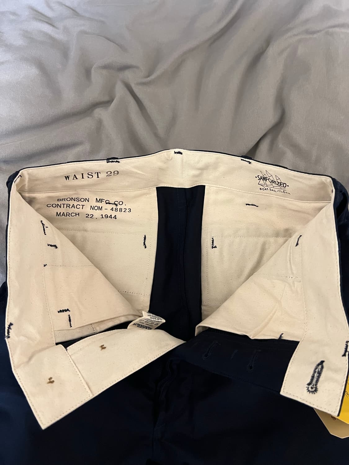 브론슨 치노 네이비 29 새제품 상품이미지3