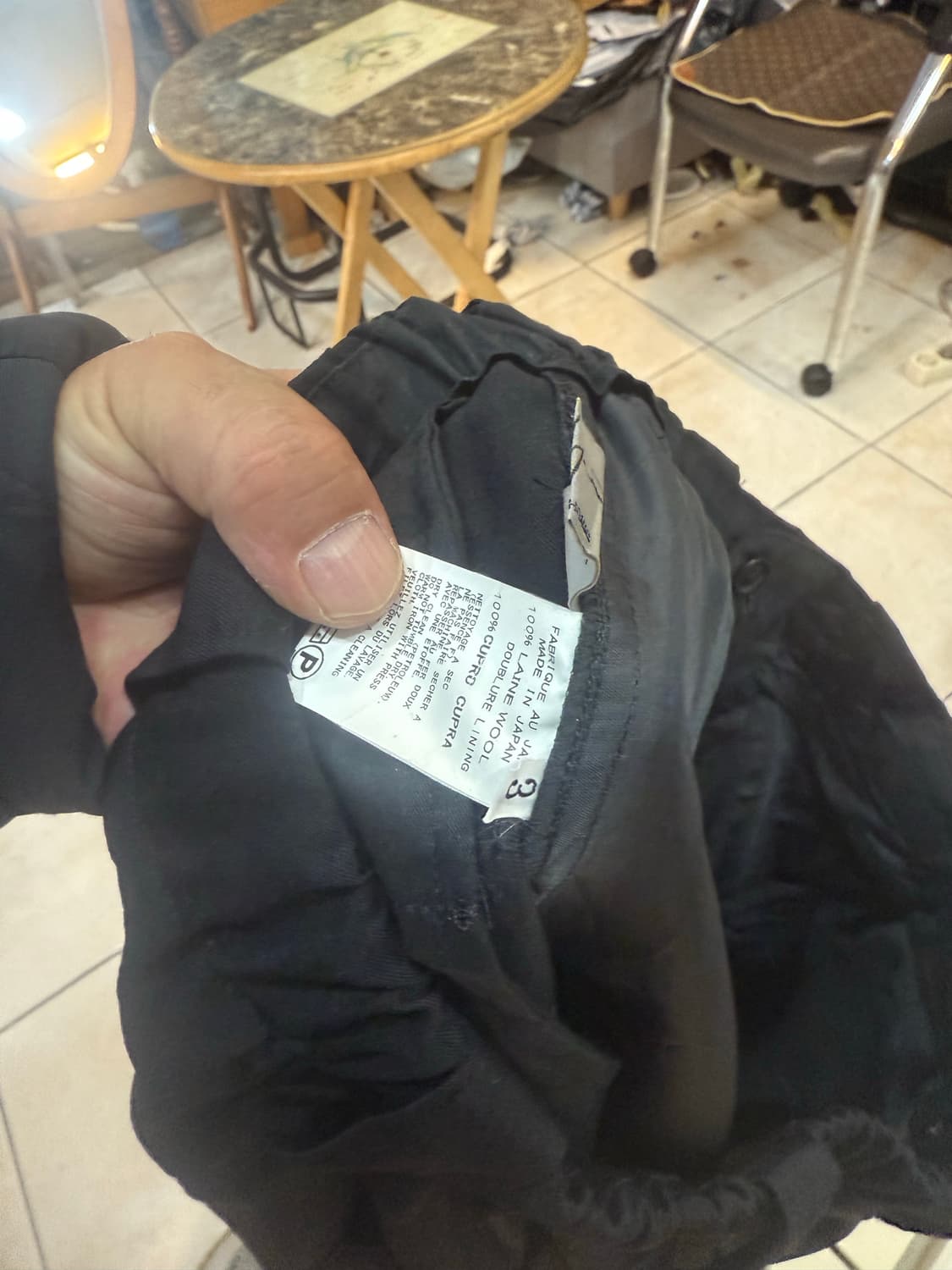 3/33-34 정품 요지야마모토 울 바지 팝니다 상품이미지4