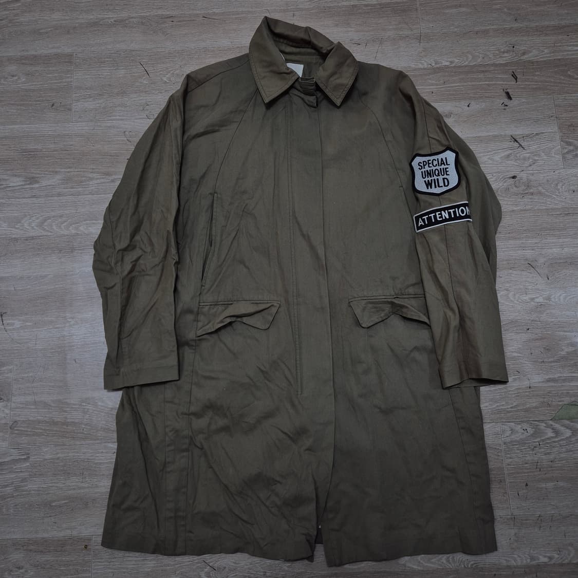 스튜디오 톰보이 여성 사이드패치 야상 코트 85-92-160 상품이미지1