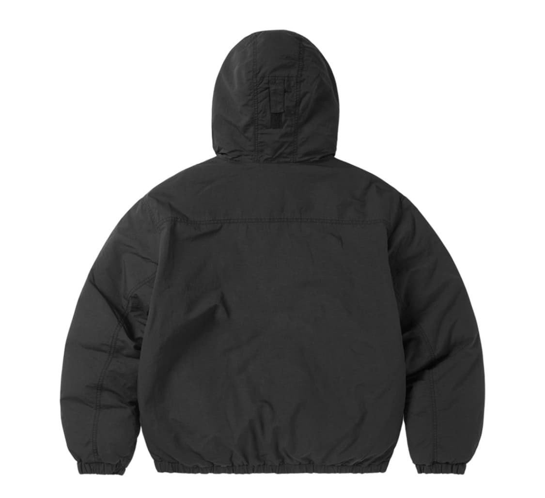 L 디스이즈네버댓 워시드 다운 푸퍼 자켓 블랙 상품이미지3