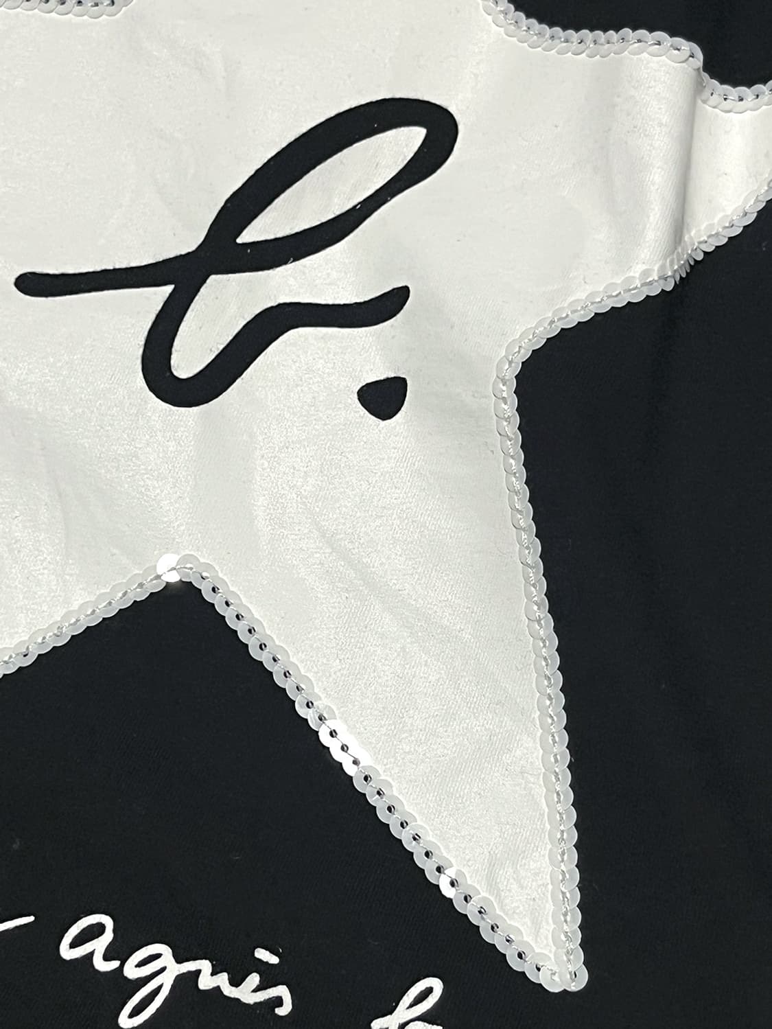 (agnès b) 00s sequin star t  상품이미지3