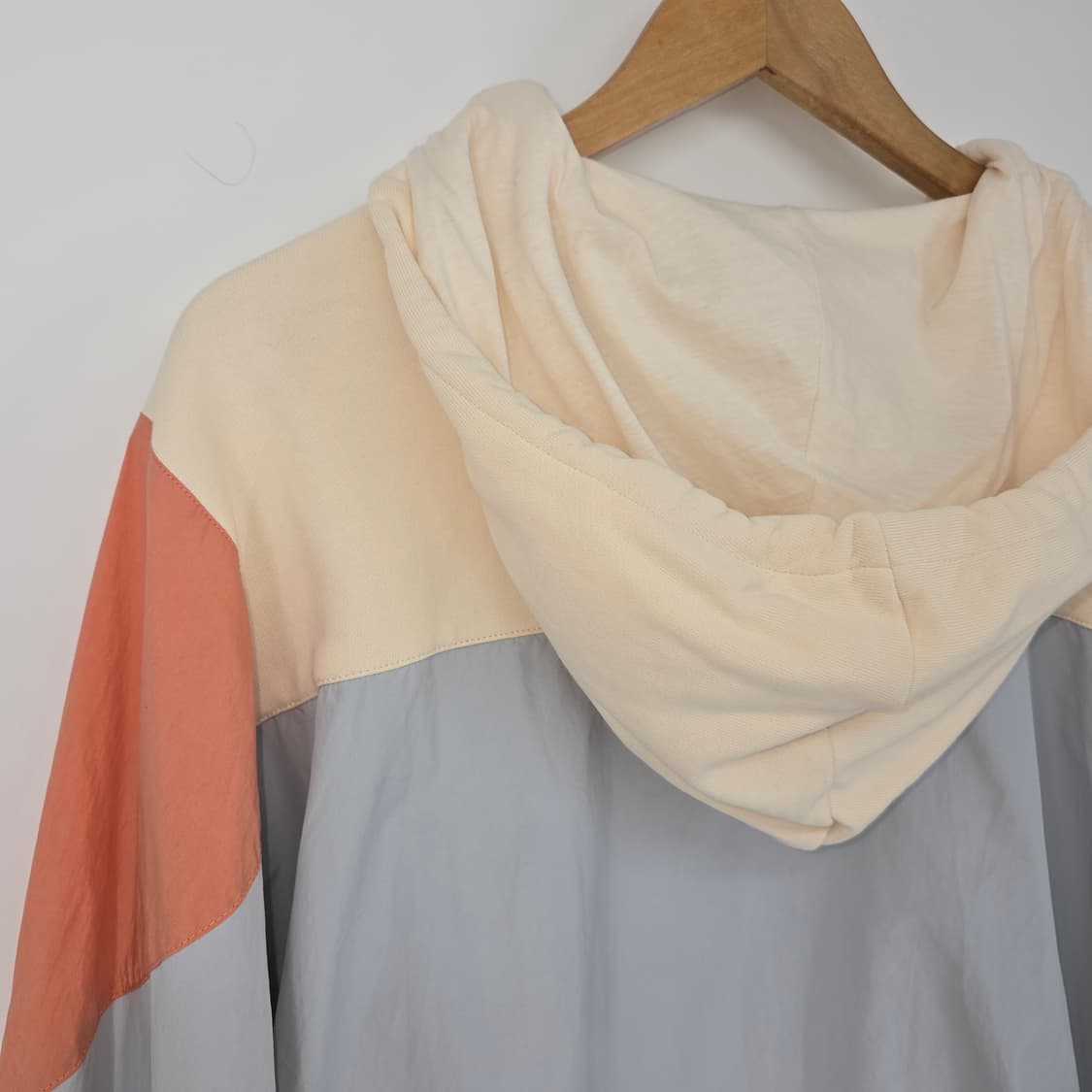 시스템 컬러 블록 후드 윈드브레이커 상품이미지8