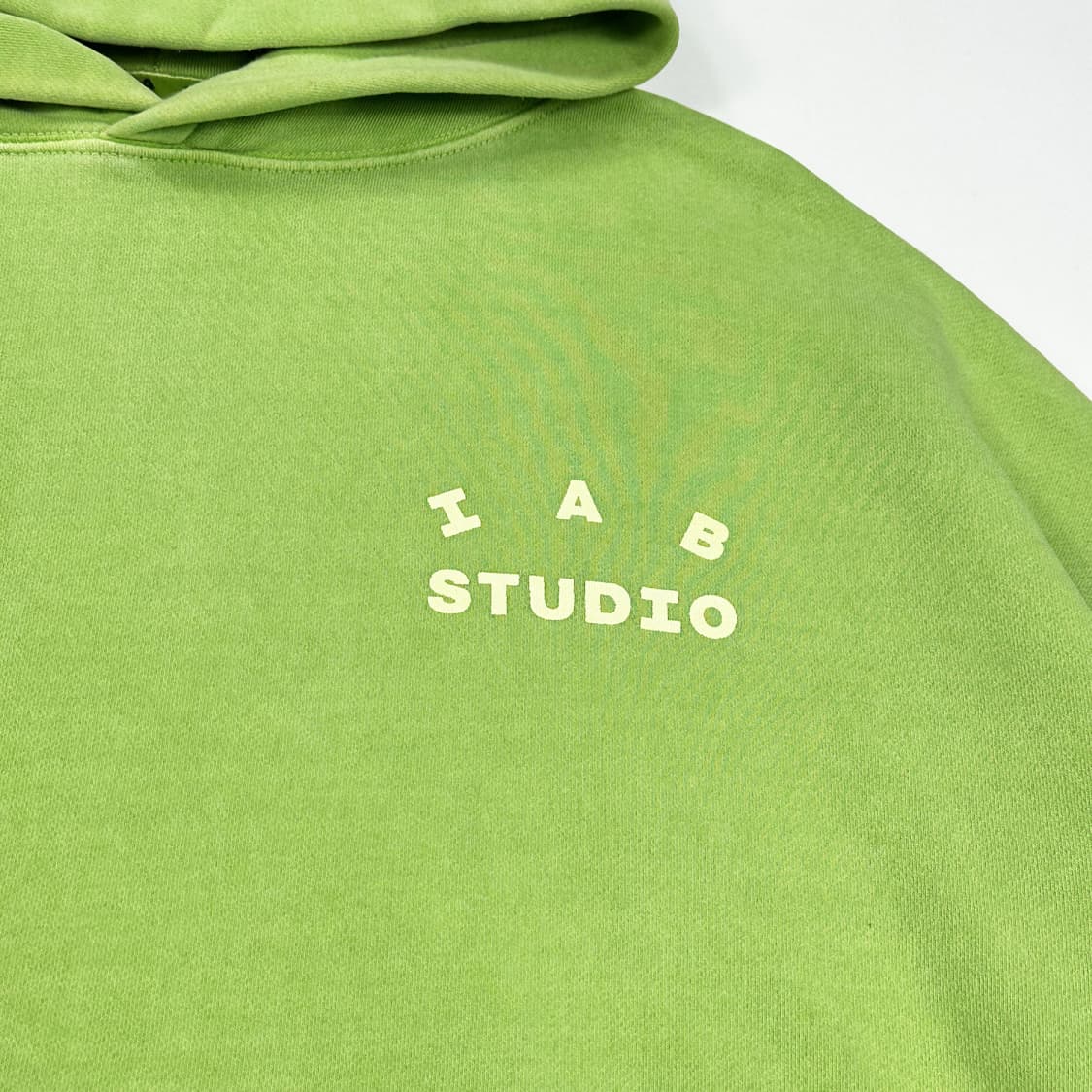 아이앱스튜디오 베이직 후드티 애플그린 XL 상품이미지5