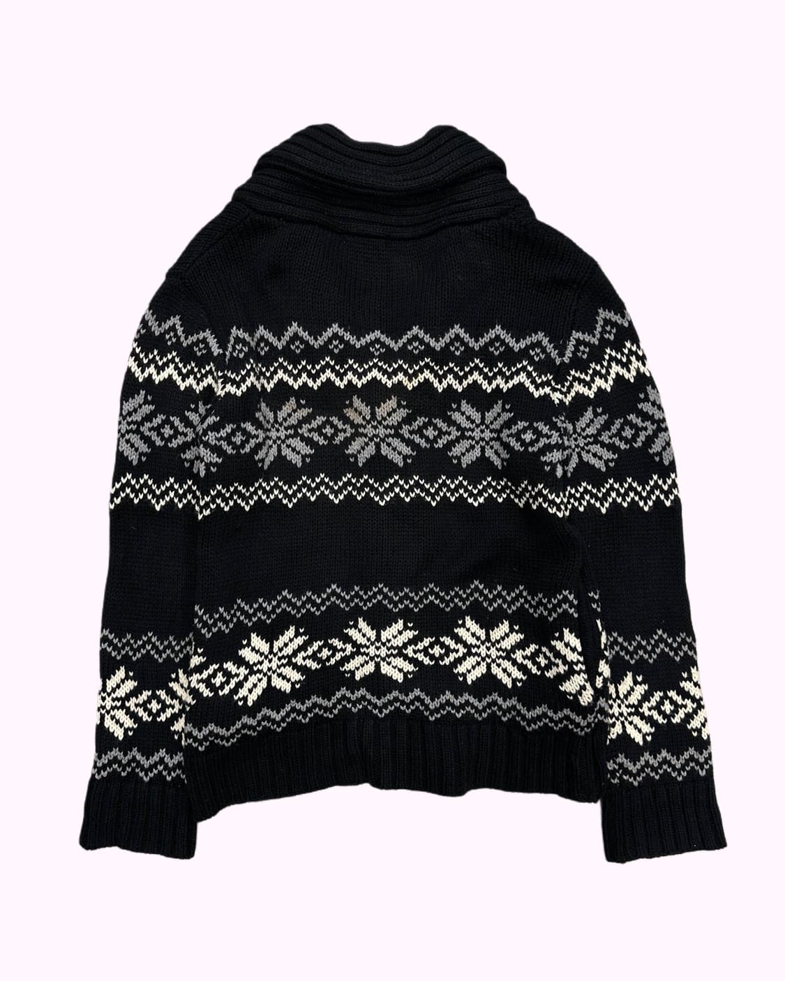 snow showl black knit cardigan 상품이미지5
