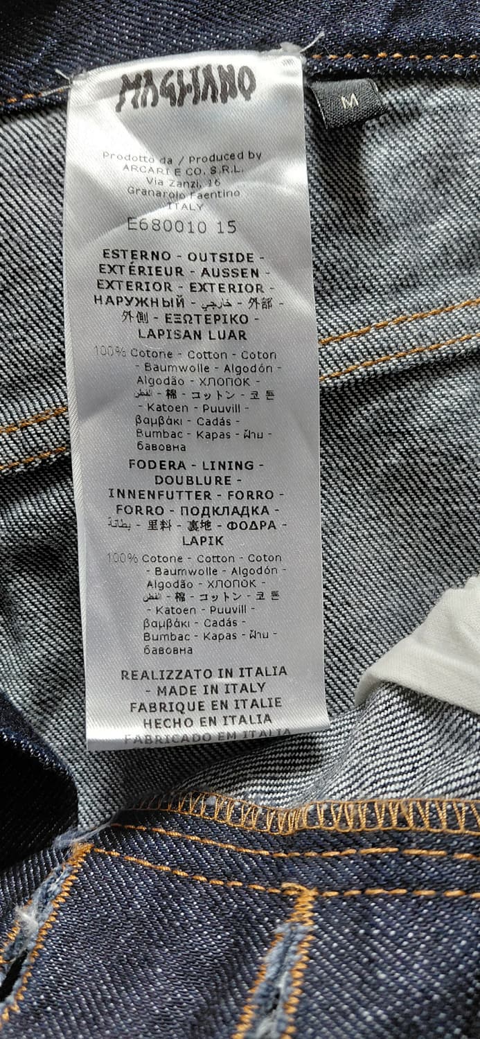 Magliano 마리아노 인디고(생지) 와이드레그 데님 M 상품이미지3