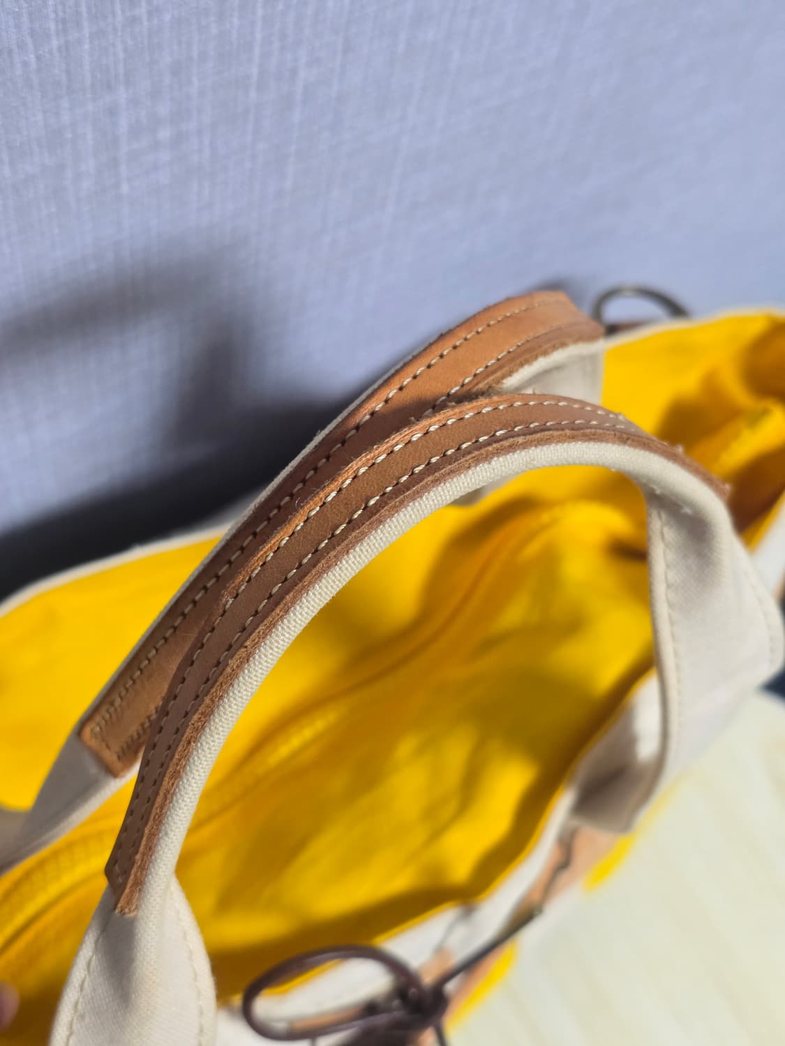 Masterpiece 마스터피스 레더 캔버스 토트백 상품이미지5