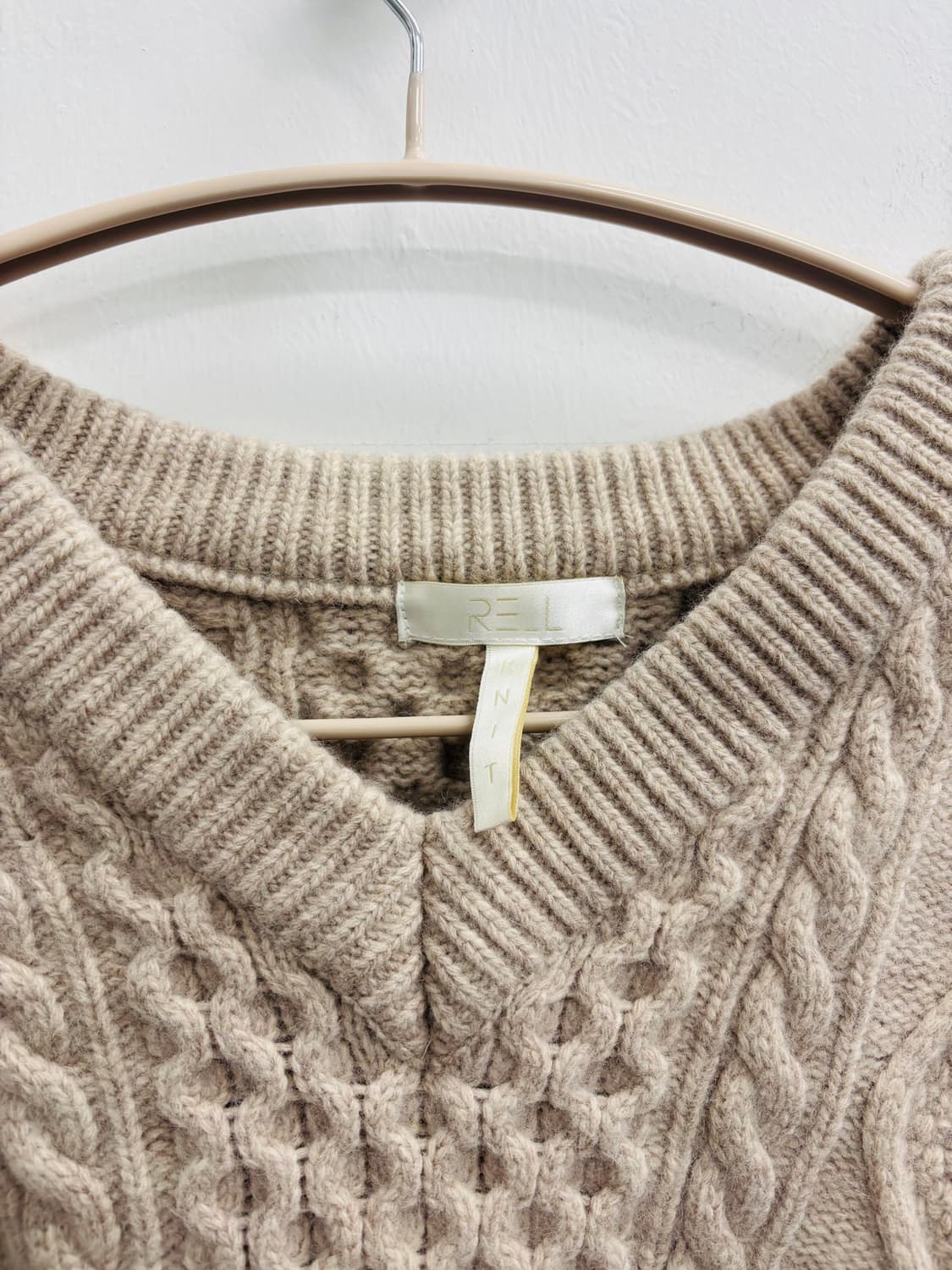 리엘(Re_L) 시그니처 캐시미어 로고 버튼 코튼 셔츠 상품이미지3