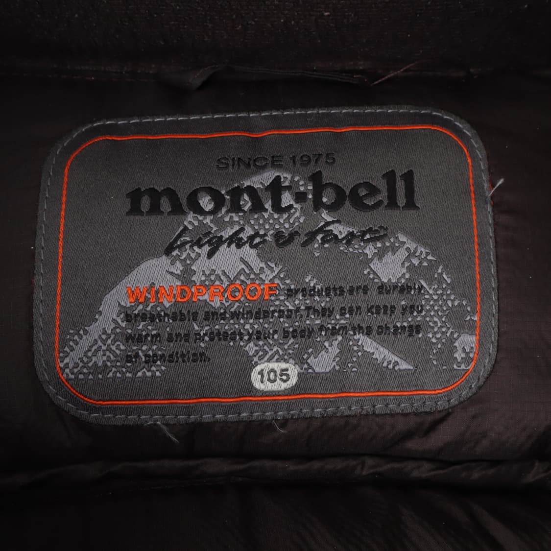 몽벨 브라운 마운틴 후디 구스다운 패딩 상품이미지8