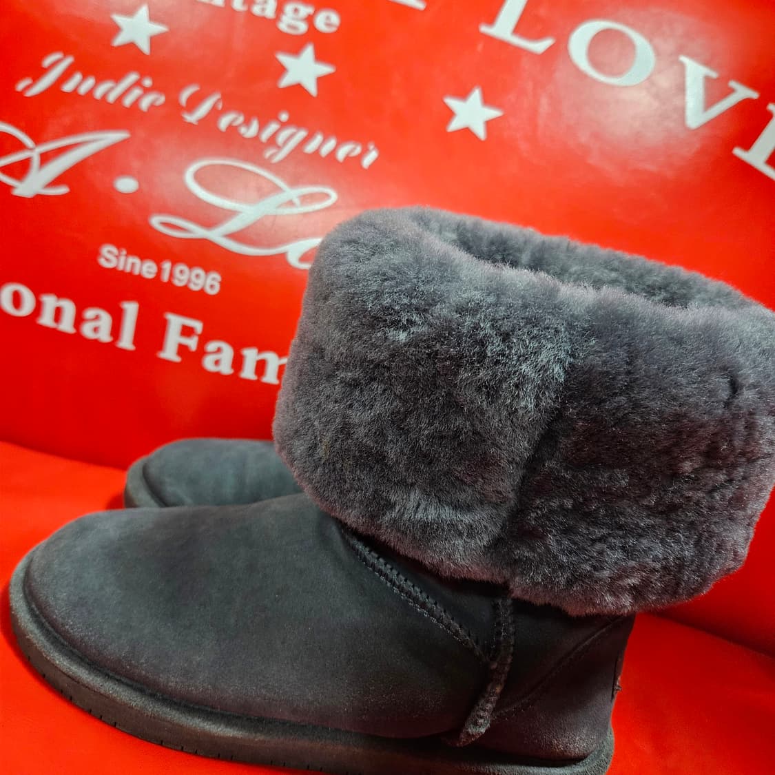 베어파우 나탈리아 차콜 퍼 부츠 38size 상품이미지2