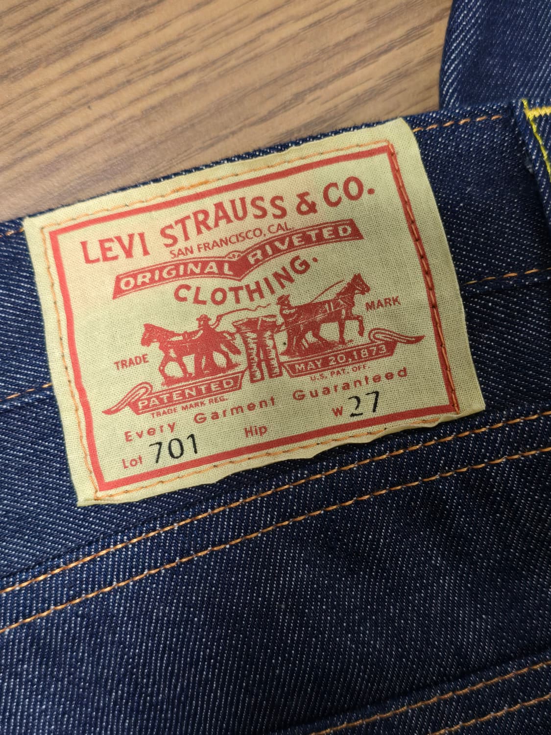 Levi's lvc 1950's 701 진 상품이미지6