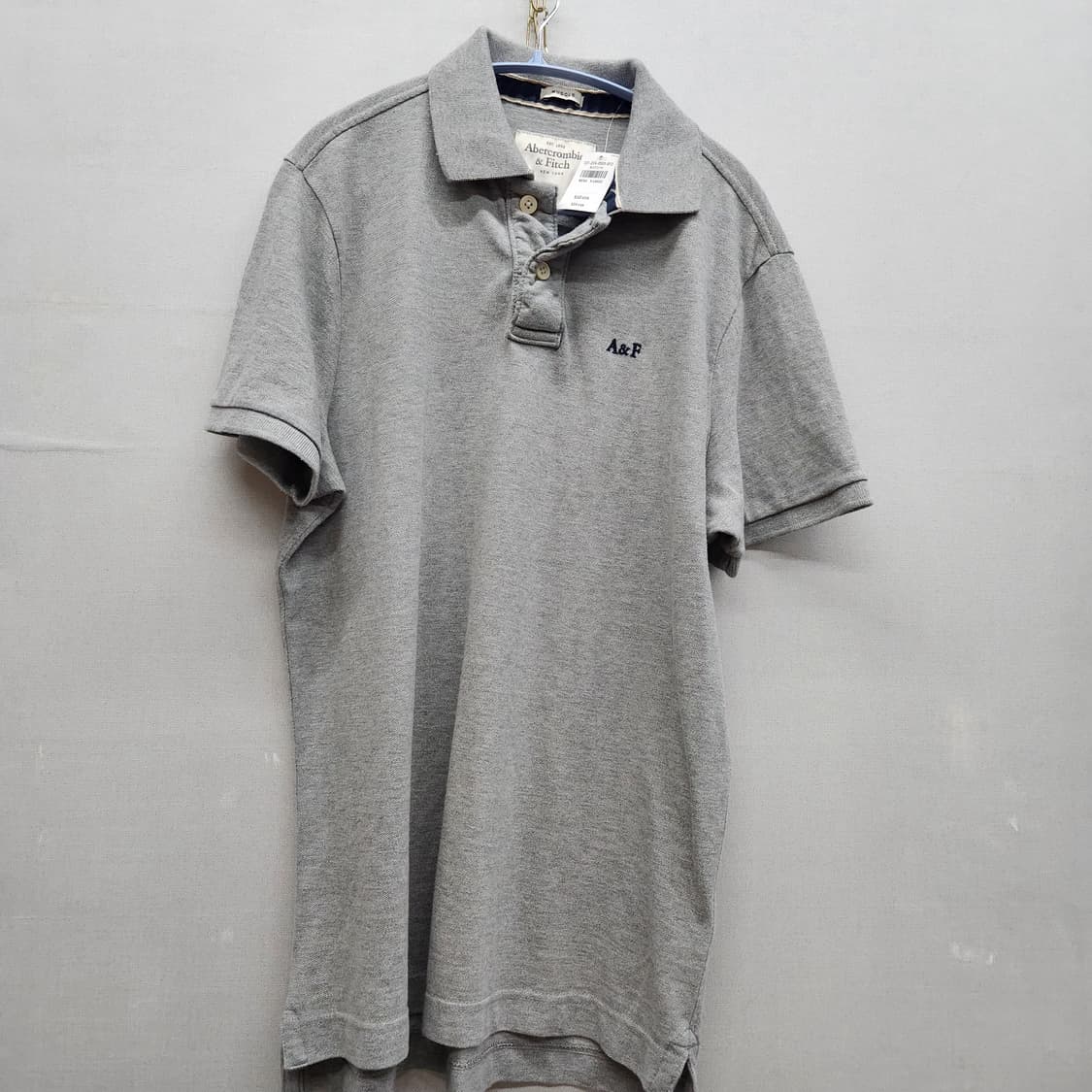 새상품) 아베크롬비 로고자수 반팔카라 XL(L) 상품이미지1