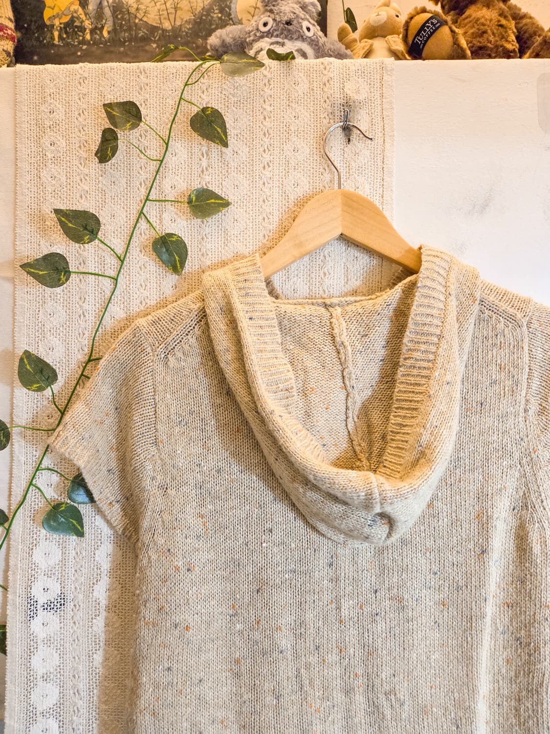 보카시 반팔 후드 가디건 상품이미지6