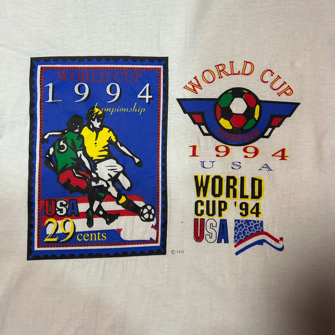 [XL] 1994년 미국 월드컵 싱글 스티치 프린팅 반팔 상품이미지2