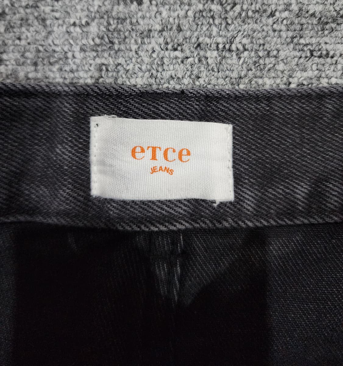 ETCE 이씨티이 다이아 패치 워싱 와이드 데님팬츠 S 상품이미지8